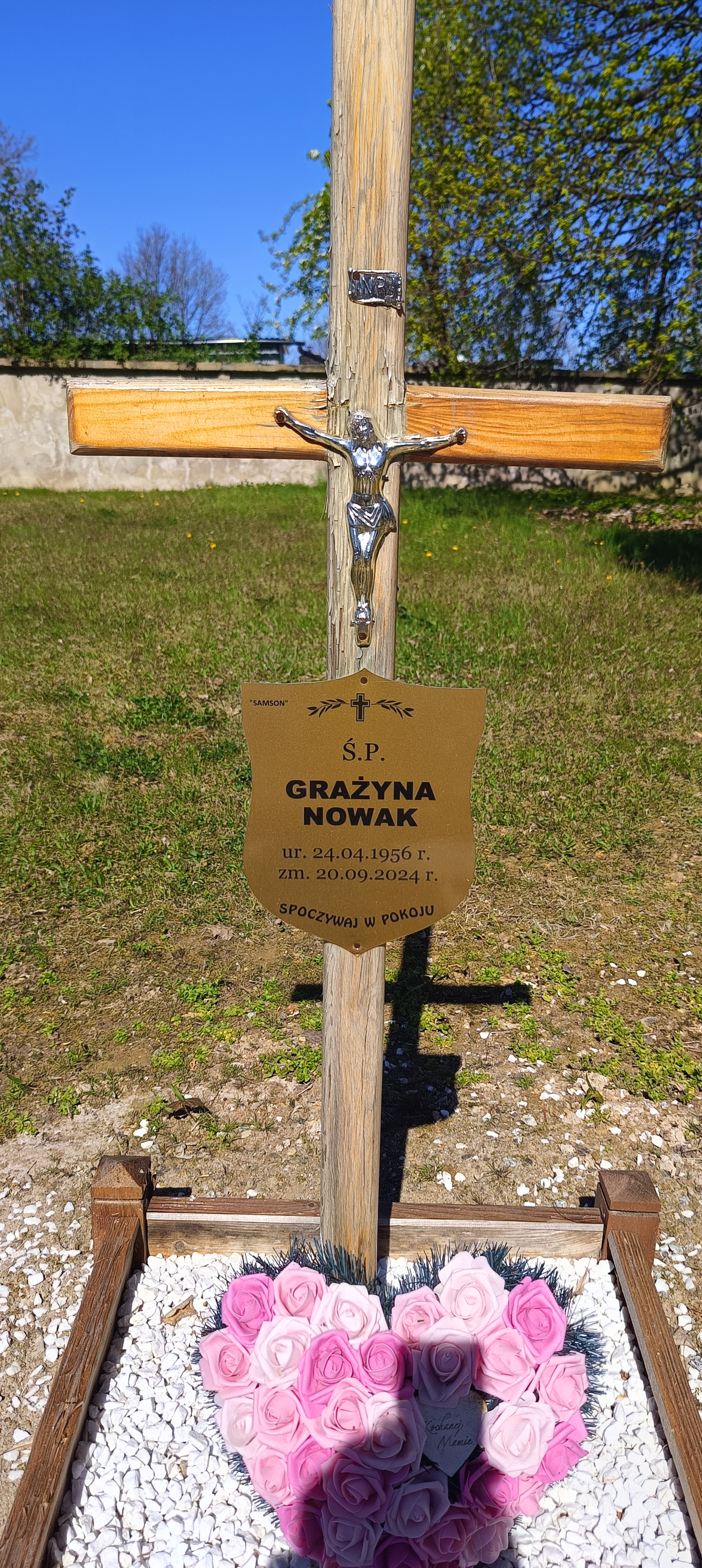 Grób Grażyna Nowak